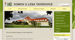 Desktop Screenshot of domovtavikovice.cz