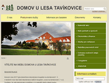 Tablet Screenshot of domovtavikovice.cz